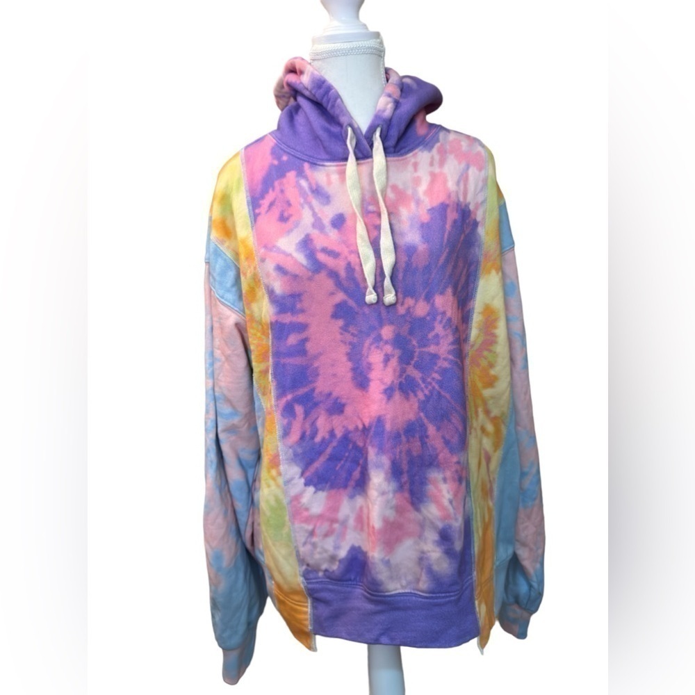 Pistola | Joey Kaleidoscope Tie Dye Sweatshirt Hoodie (M)